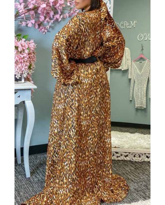 Lovely Trendy Leopard Printed Coat