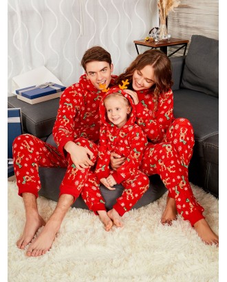 Rudolph Christmas Matching Family Pajama - Red Dad S